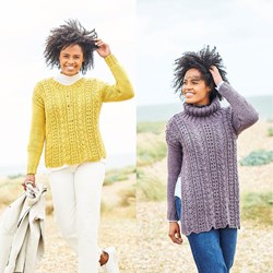 Knitting Pattern Stylecraft Softie Chunky No. 9815 Sweaters