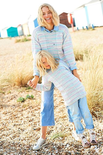 Knitting Pattern Stylecraft You & Me DK No. 9821 Sweater and Cardigan-3