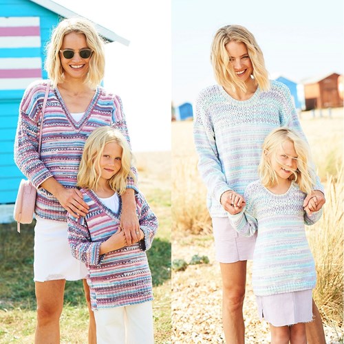 Knitting Pattern Stylecraft You & Me DK No. 9823 Sweaters