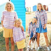 Knitting Pattern Stylecraft You & Me DK No. 9824 Sweaters and Cardigan
