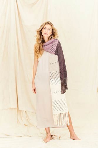 Knitting Pattern Stylecraft Naturals Organic Cotton DK No. 9836 Shawls-2