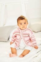 Knitting Pattern Stylecraft Bambino Prints DK No. 9846 Baby Cardigan and Sweater-3