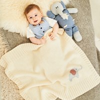 Knitting Pattern Stylecraft Bellissima DK No. 9854 Adam & Astrid Elephant Toys and Blanket