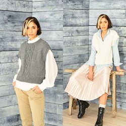Knitting Pattern Stylecraft ReCreate DK No. 9857 Tank Tops