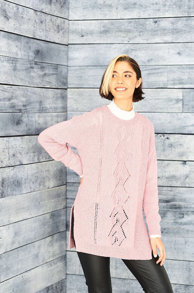 Light pink tunic clearance sweater