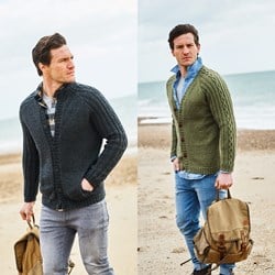 Knitting Pattern Stylecraft Highland Heathers DK No. 9866 Men’s Cardigans