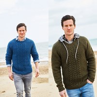 Knitting Pattern Stylecraft Highland Heathers DK No. 9867 Men’s Sweaters
