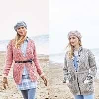 Knitting Pattern Stylecraft Highland Heathers Aran No. 9872 Cardigans