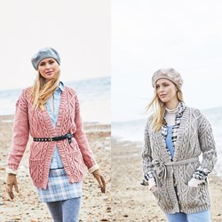 Knitting Pattern Stylecraft Highland Heathers Aran No. 9872 Cardigans