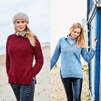 Knitting Pattern Stylecraft Highland Heathers Aran No. 9873 Sweaters