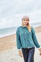Knitting Pattern Stylecraft Highland Heathers Aran No. 9874 Sweater and Slipover-2