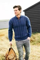 Knitting Pattern Stylecraft Highland Heathers Aran No. 9875 Men’s Sweaters-2