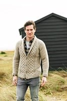 Knitting Pattern Stylecraft Highland Heathers Aran No. 9876 Men’s Cardigans-2