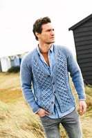 Knitting Pattern Stylecraft Highland Heathers Aran No. 9876 Men’s Cardigans-3
