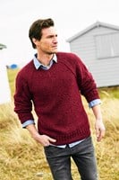 Knitting Pattern Stylecraft Highland Heathers Aran No. 9877 Men’s Sweaters-3