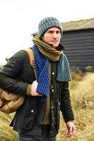 Knitting Pattern Stylecraft Highland Heathers Aran No. 9878 Men’s Hats and Scarves-2