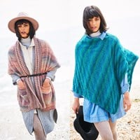 Knitting Pattern Stylecraft Charm No. 9879 Ponchos