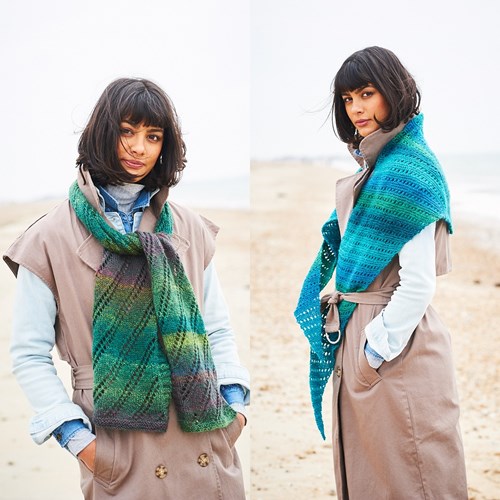 Knitting Pattern Stylecraft Charm No. 9882 Scarves
