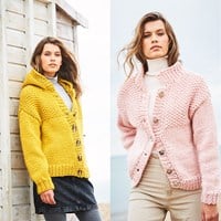 Knitting Pattern Stylecraft Life & Special XL Super Chunky No. 9885 Jackets
