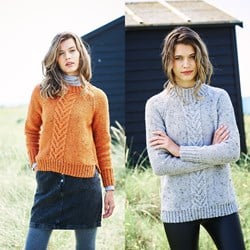 Knitting Pattern Stylecraft Special Aran With Wool No. 9890 Sweaters