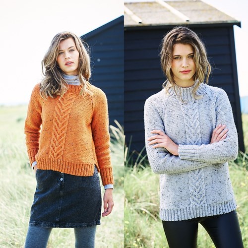 Knitting Pattern Stylecraft Special Aran With Wool No. 9890 Sweaters