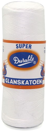 Durable Glanskatoen No. 10 09 Wit