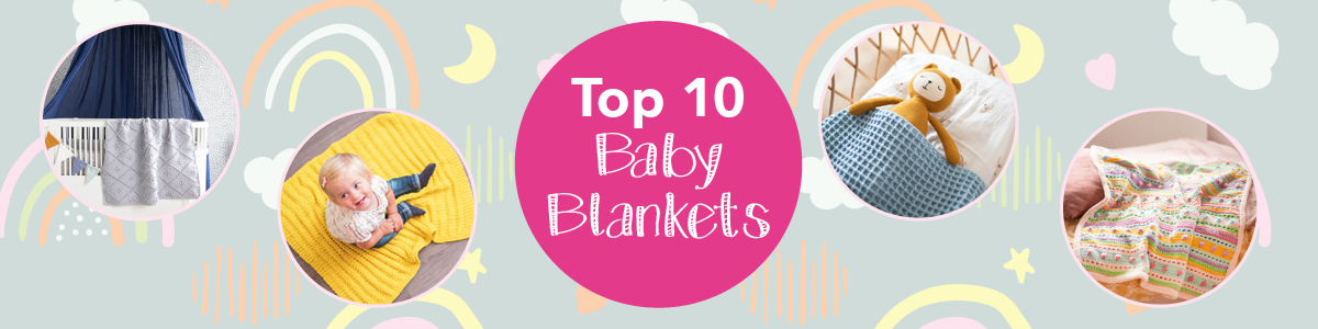 Top 10 Baby Blankets – The best crochet and knitting patterns in a row