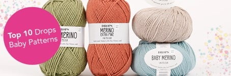 Top 10 free patterns for babies from Drops