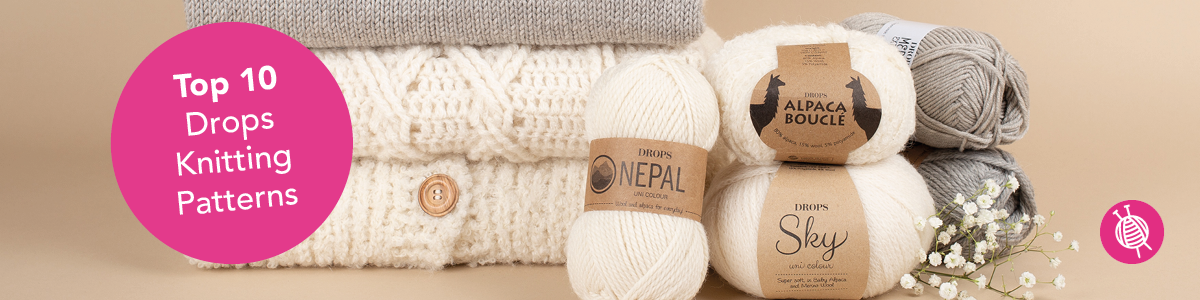 Top 10 free knitting patterns from DROPS for winter