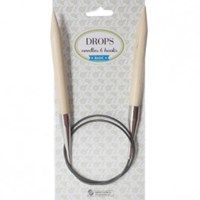 Drops Basic Circular Knitting Needles Birch 80cm 12mm