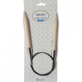 Drops Basic Circular Knitting Needles Birch 80cm 15mm