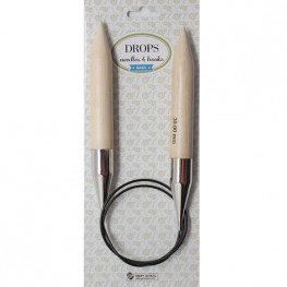 Drops Basic Circular Knitting Needles Birch 80cm 20mm