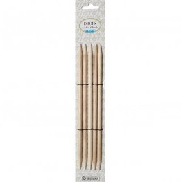 Drops Basic Double Pointed Needles Birch 20cm 8,0mm