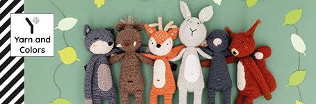 Crochet the cutest forest animals with Yarn and Colors Lookbook #27 