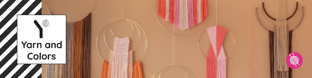 Decorate your wall with Lookbook #28 More Wall Hangings from Yarn and Colors