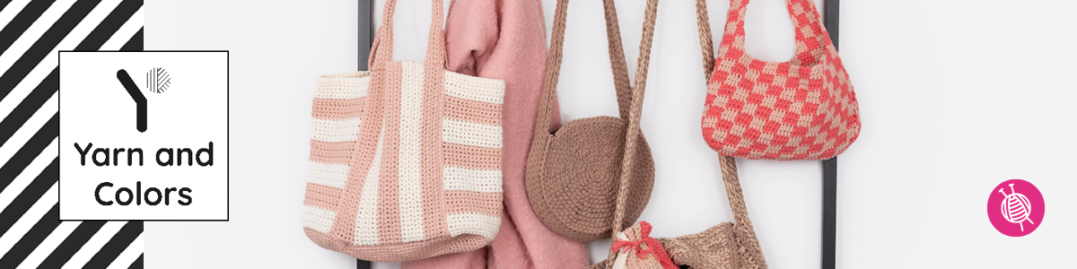 Crochet trendy bags with Yarn and Colors Lookbook #29 ZenTastic Bags