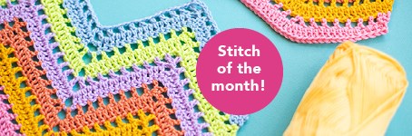 Stitch of the Month: Crochet Zigzag Stitch