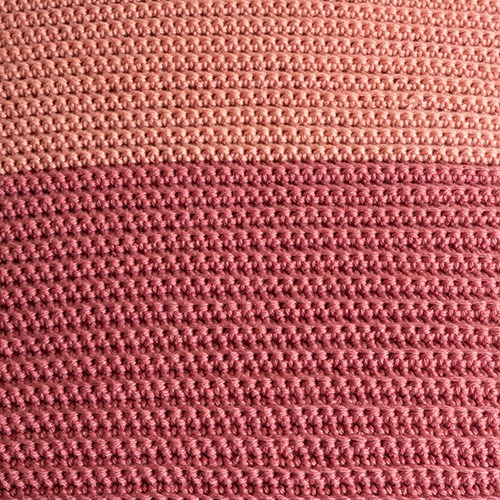 Yarn and Colors Two Tones Comfy Cushion Crochet Kit L 047 Old Pink / Antique Pink