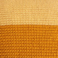 Yarn and Colors Two Tones Comfy Cushion Crochet Kit L 011 Golden Glow / Mustard