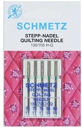 Schmetz Quilting Needles Size 75/90 - 1x5 Needles per card