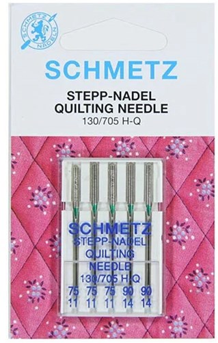 Schmetz Quilting Needles Size 75/90 - 1x5 Needles per card