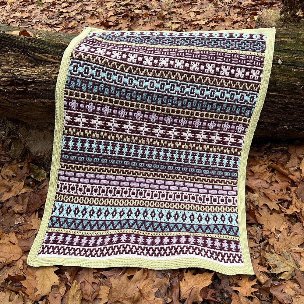 Adventures in Overlay Mosaic – Rosina Plane Crochet Kit