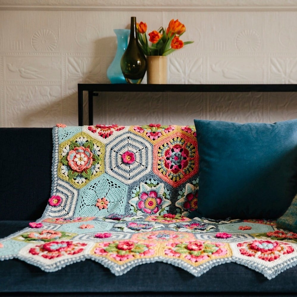 Frida's sales flowers blanket