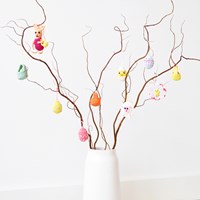 Crochet Pattern Hanging Easter Decorations