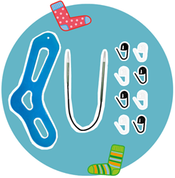 Sock Knitting Accessories Kit 1 M
