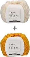 Baby Blanket Fabulous Gradient Crochet Kit 1 Cream/Mustard-2