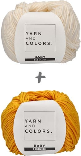 Baby Blanket Fabulous Gradient Crochet Kit 1 Cream/Mustard-2