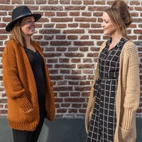 Yarn and Colors Morning Glory Cardigan Crochet Kit 2 Satay XXL-2