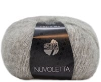 Nuvoletta Poncho Knitting Kit 1 Light grey 36/42-2