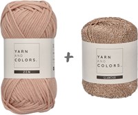 Yarn and Colors Knot a Scarf Knitting Kit 3 Rosé-2